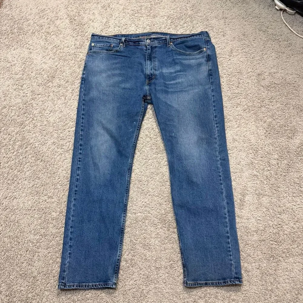 Levi-s Men's Blue and Navy Jeans